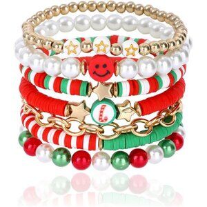 Christmas Beaded Bracelet